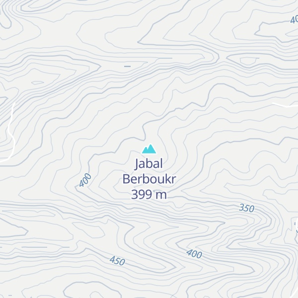Map of Jabal Berboukr