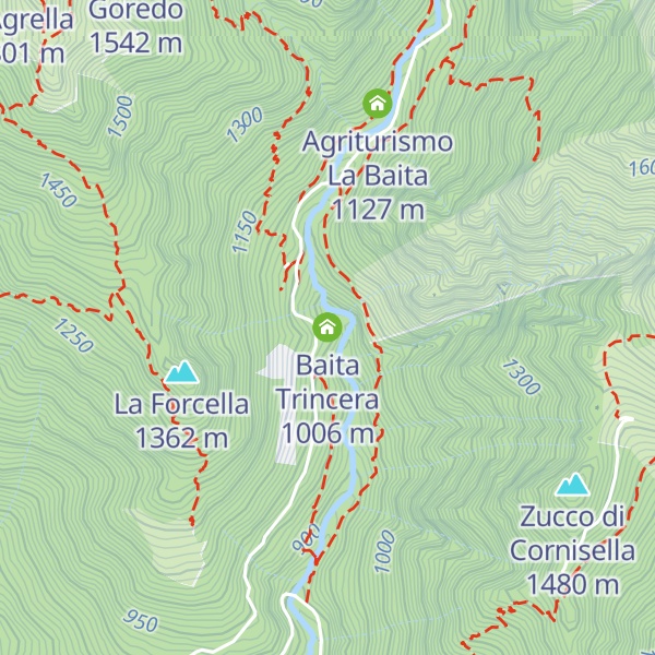 Map of Baita Trincera