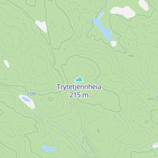 Map of Trytetjennheia