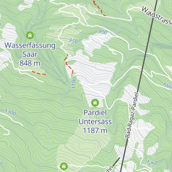 Map of Paradiel Mittelsäss