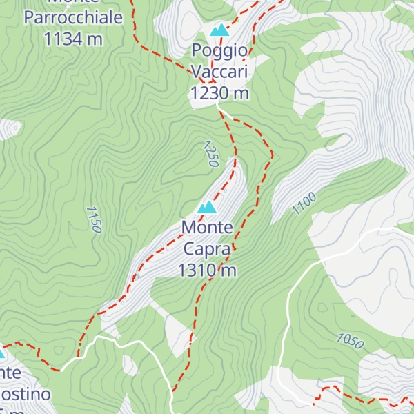 Map of Monte Capra