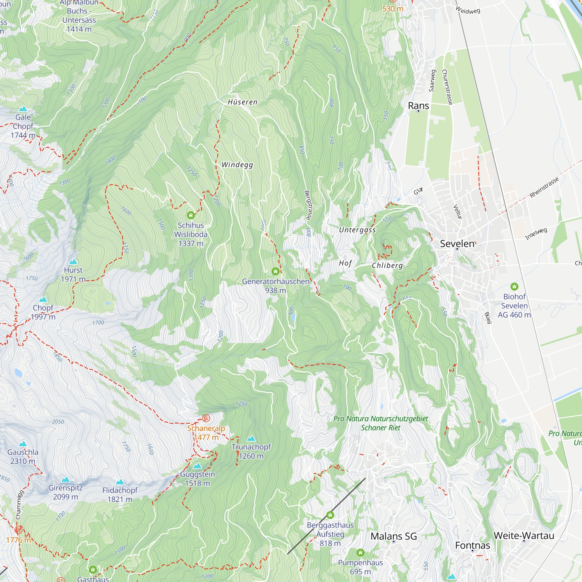 Montjöler Fuchser map