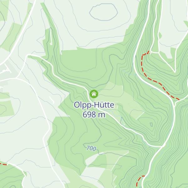 Map of Olpp-Hütte