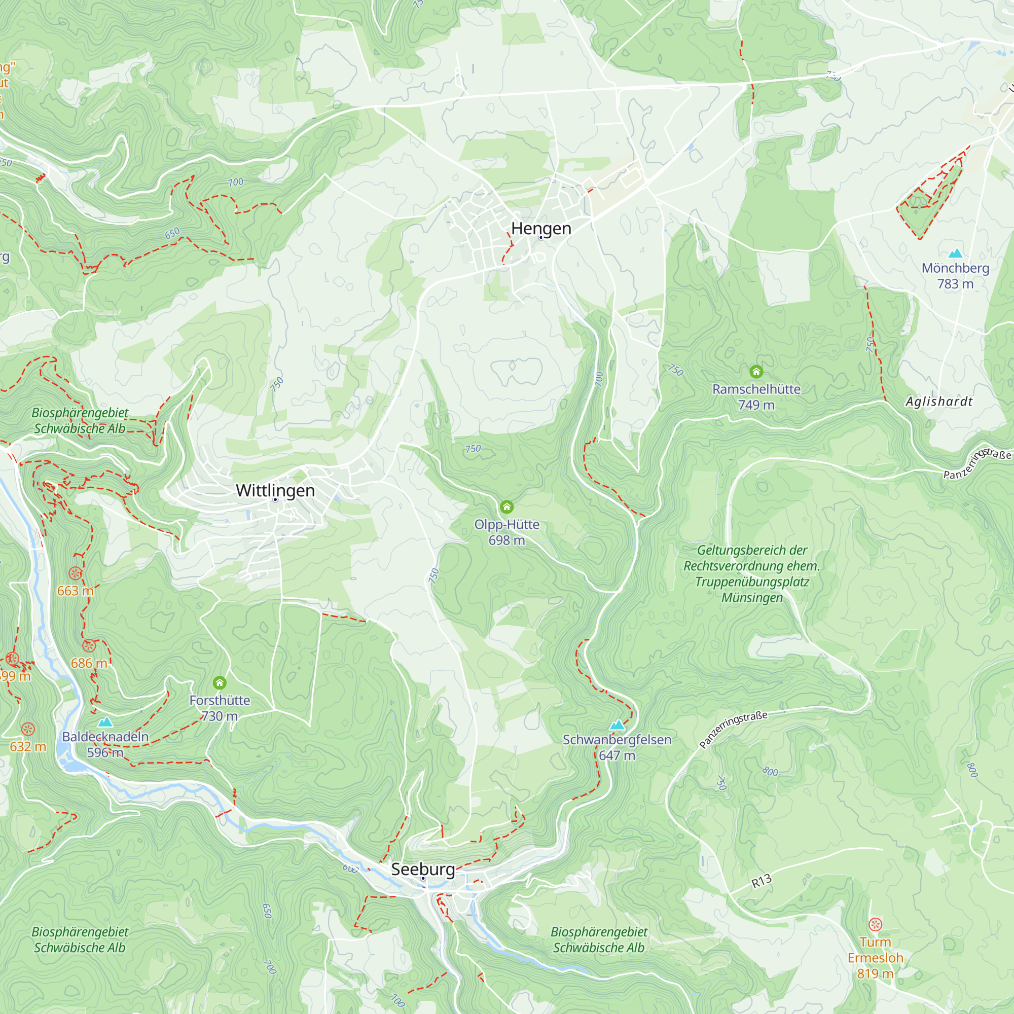 Olpp-Hütte map