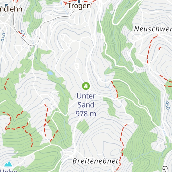 Map of Unter Sand