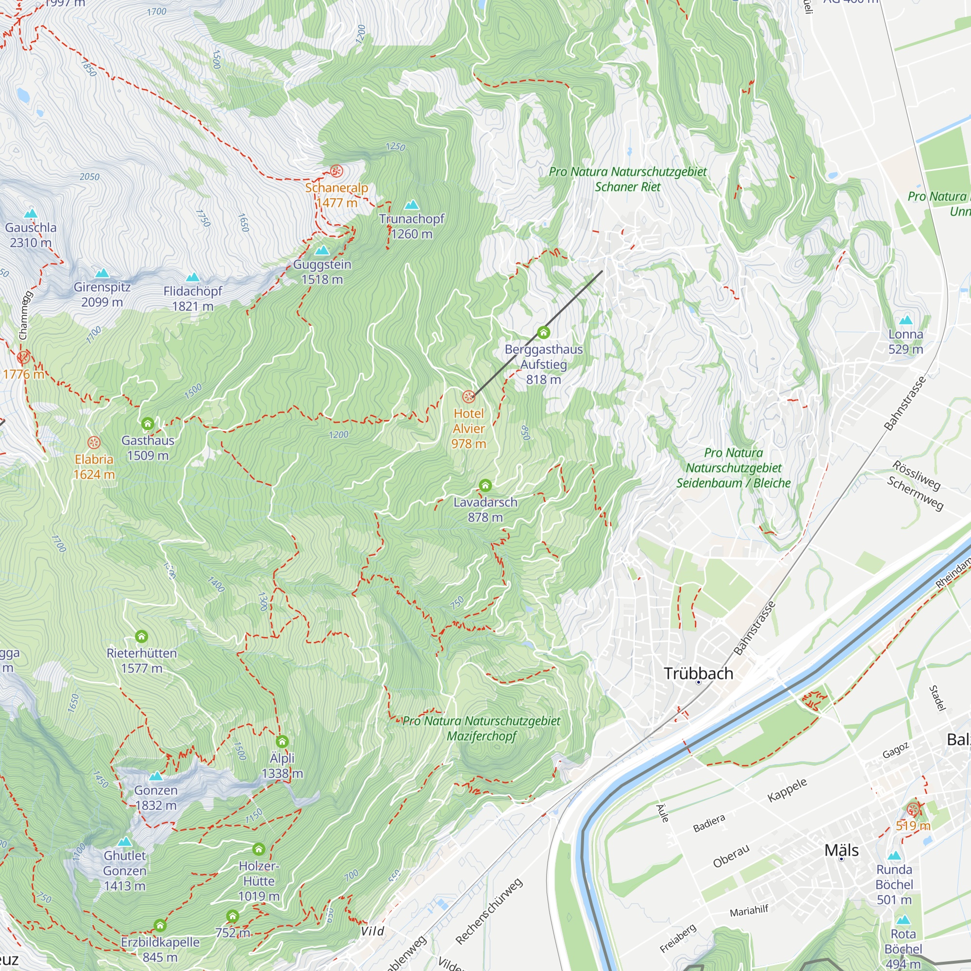 Lavadarsch map