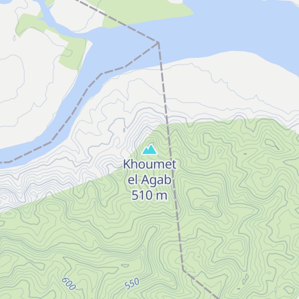 Map of Khoumet el Agab