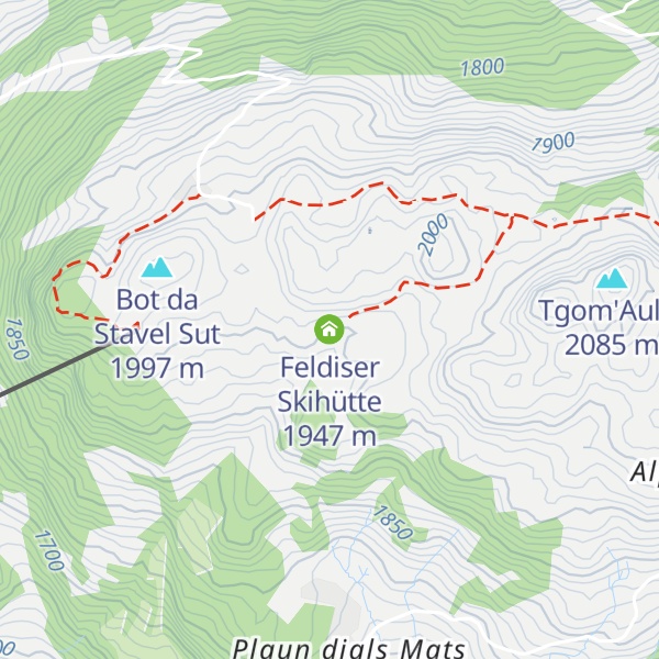 Map of Feldiser Skihütte