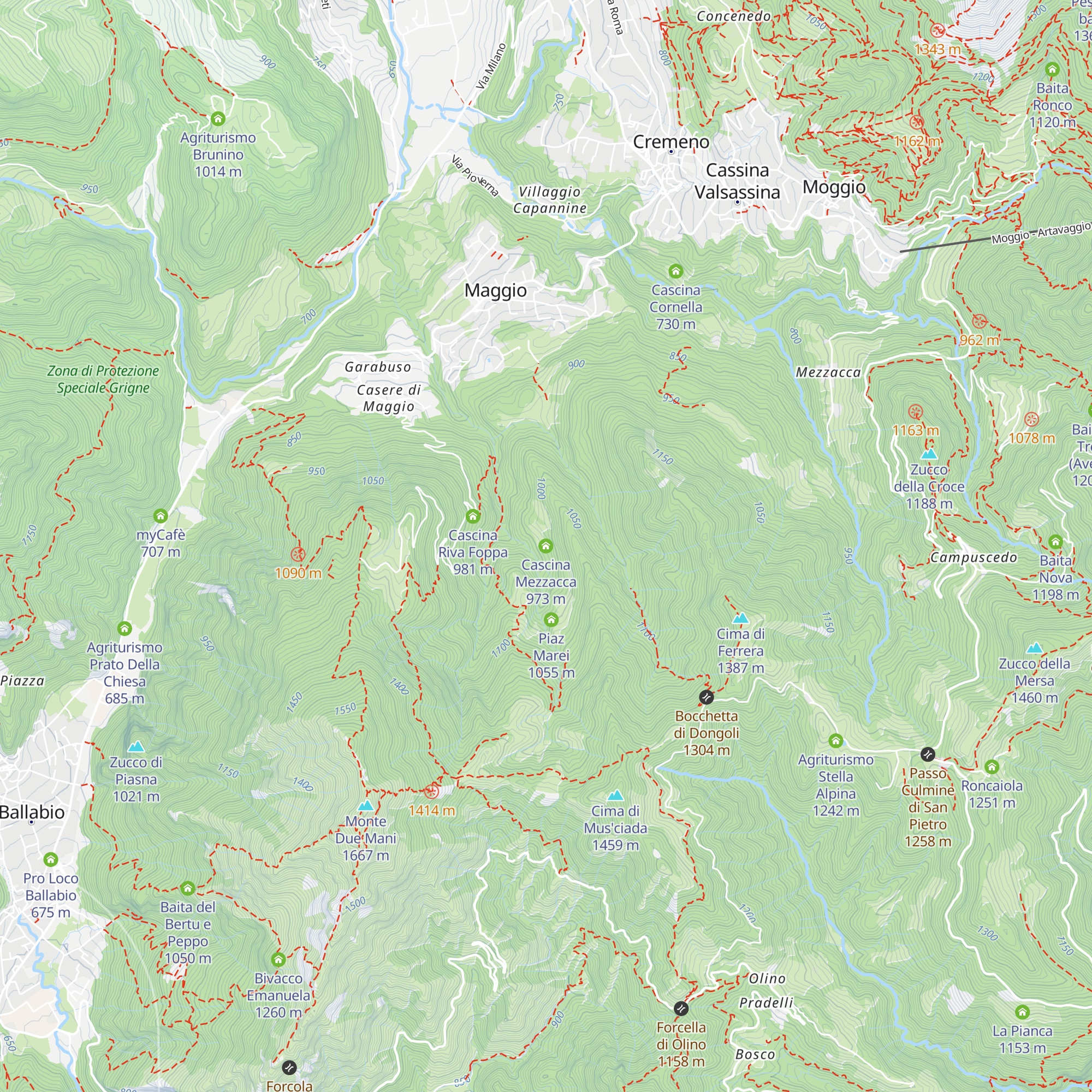 Cascina Mezzacca map