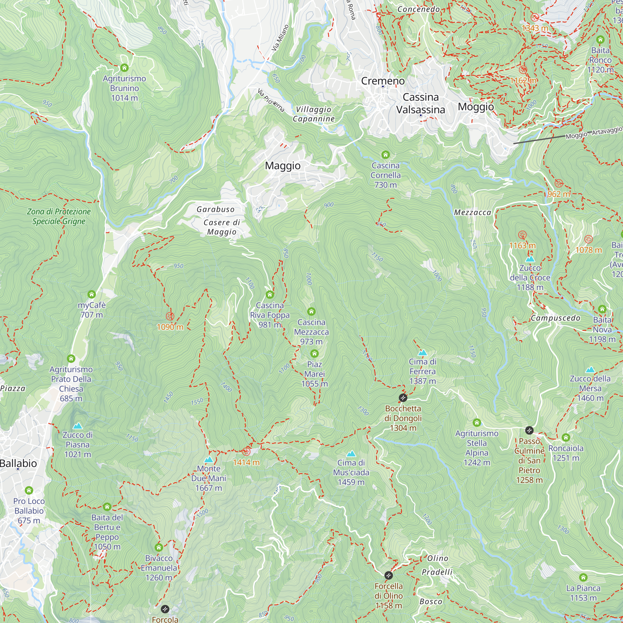 Cascina Mezzacca map