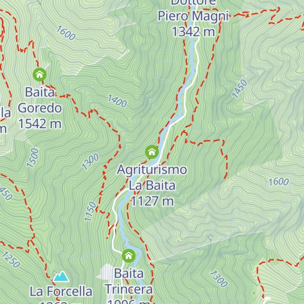 Map of Agriturismo La Baita