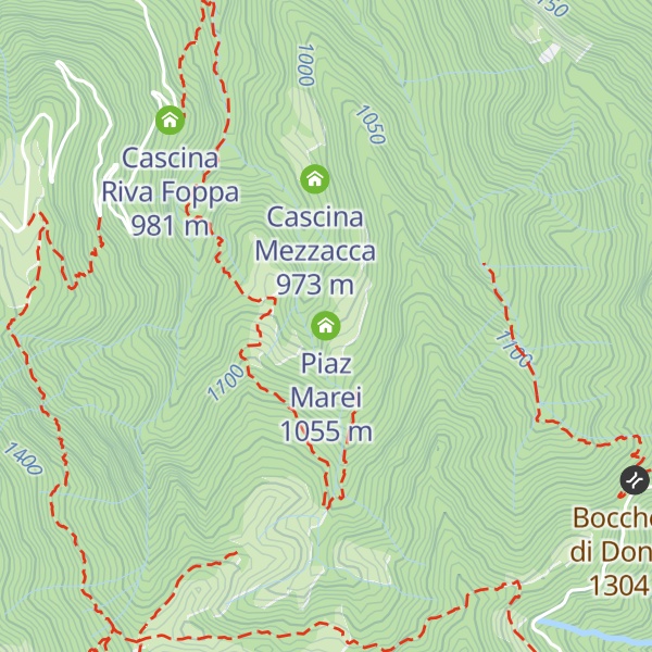 Map of Piaz Marei