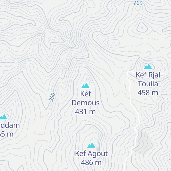 Map of Kef Demous