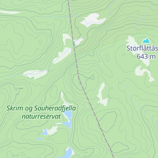 Map of Flettingsknatten
