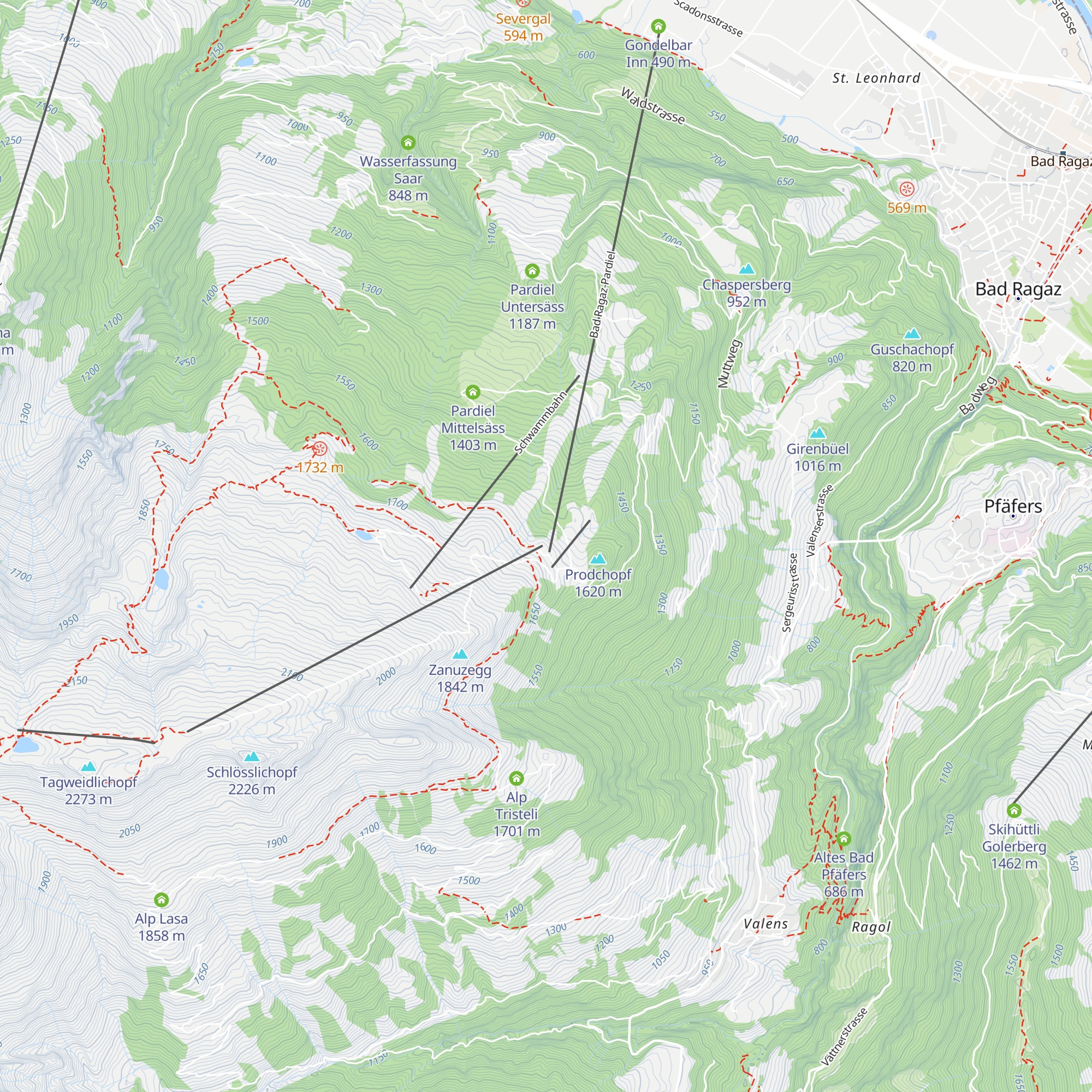 Panoramarestaurant Edelweiss map