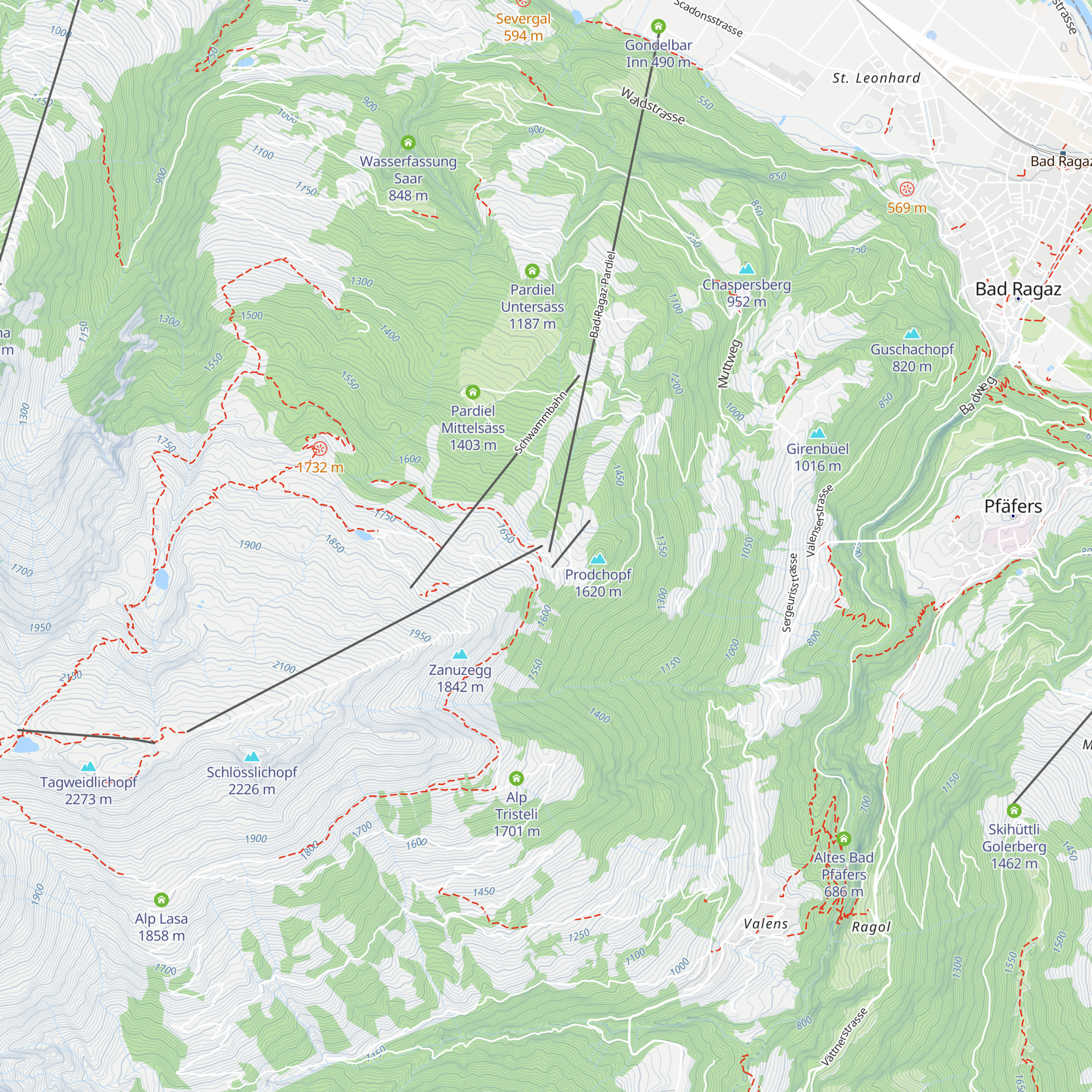 Panoramarestaurant Edelweiss map