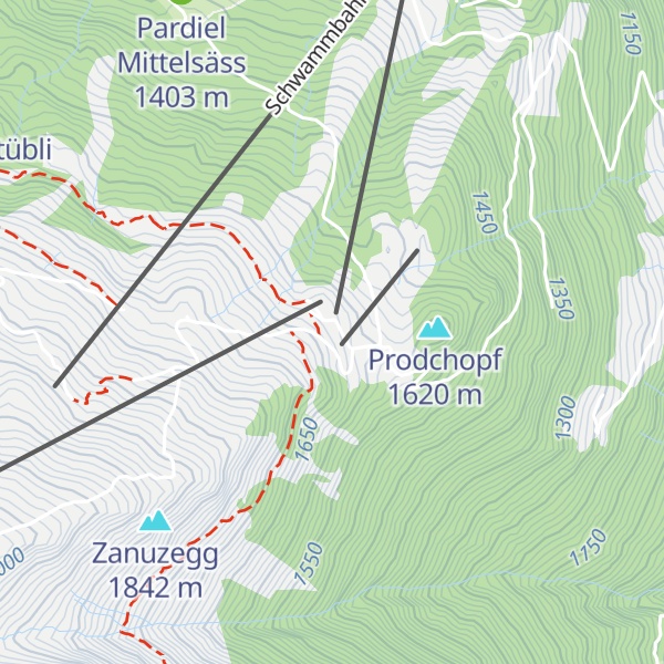 Map of Gasthaus Pizol