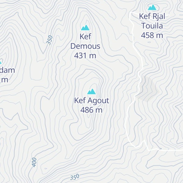 Map of Kef Agout