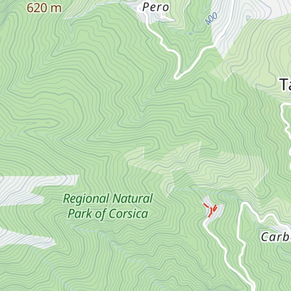 Map of Pointe de Magnanese