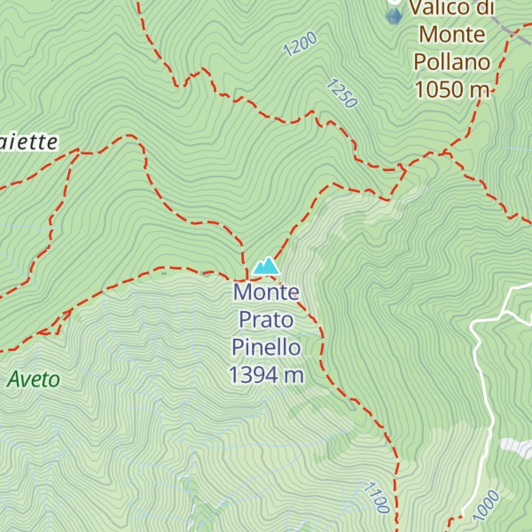 Map of Monte Prato Pinello