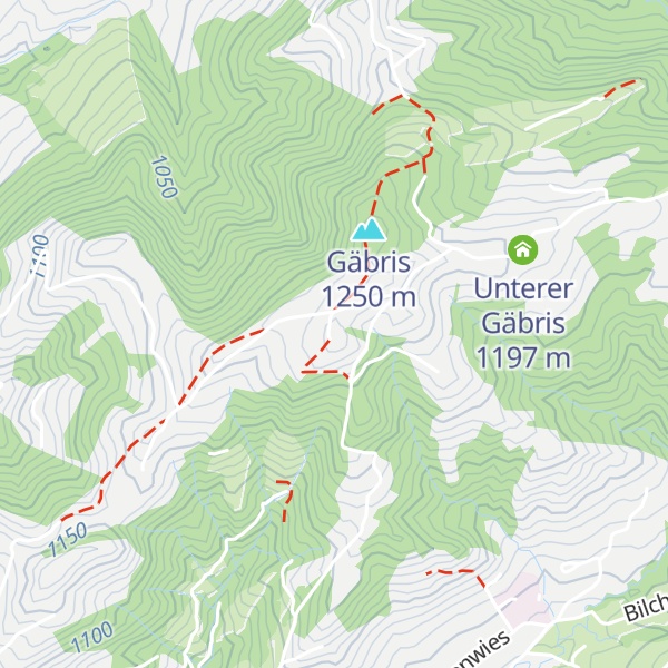 Map of Oberer Gäbris