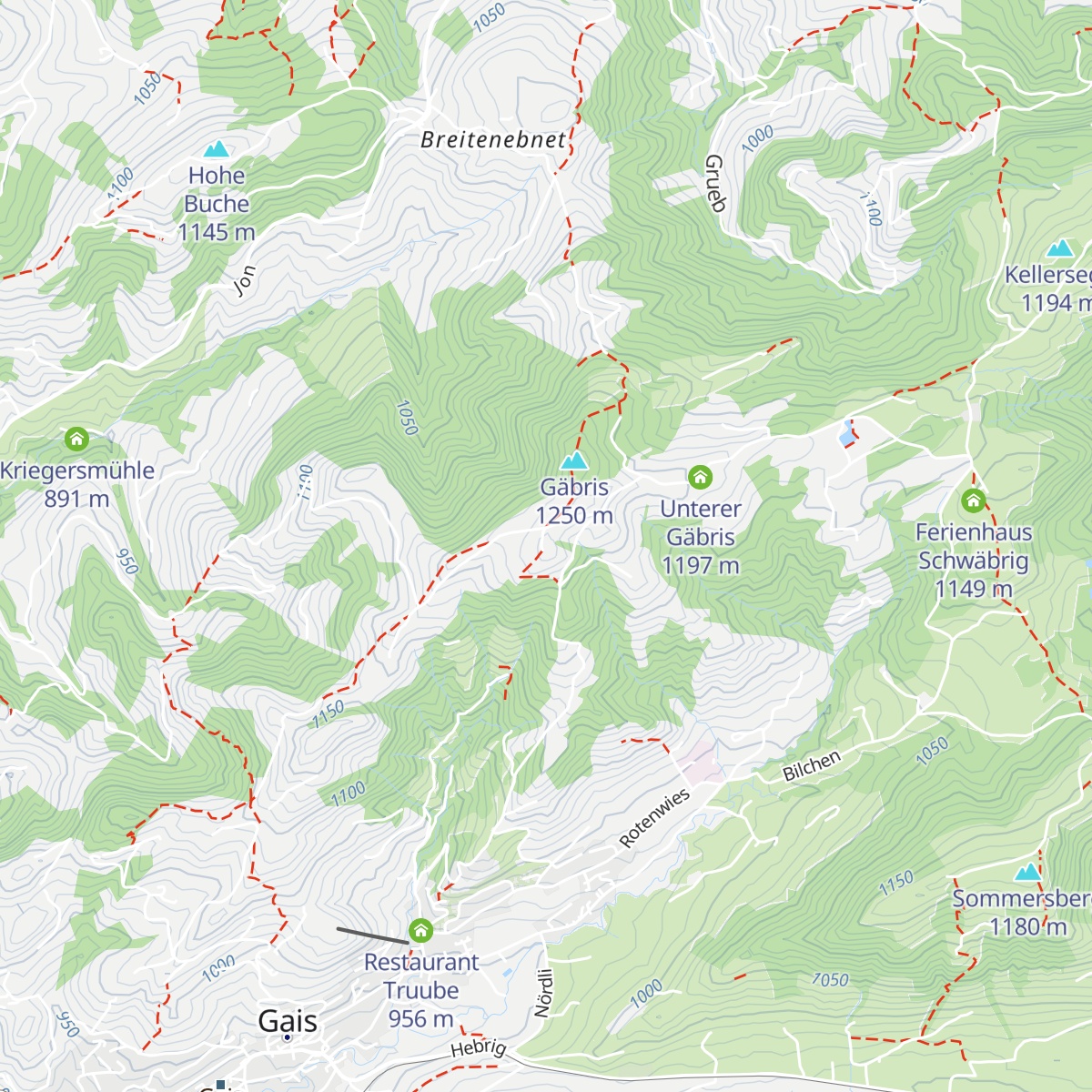 Oberer Gäbris map
