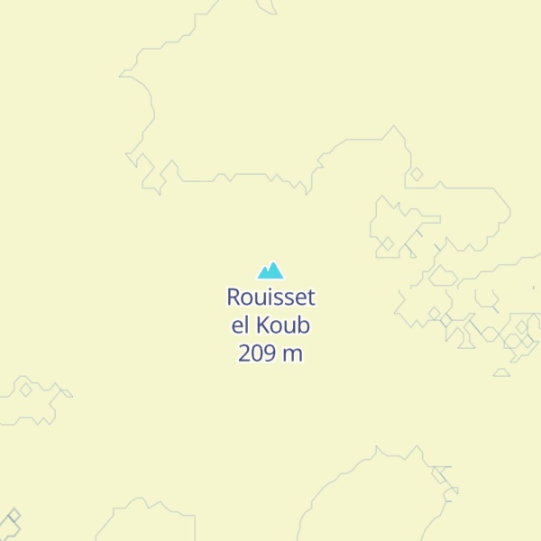 Map of Rouisset el Koub