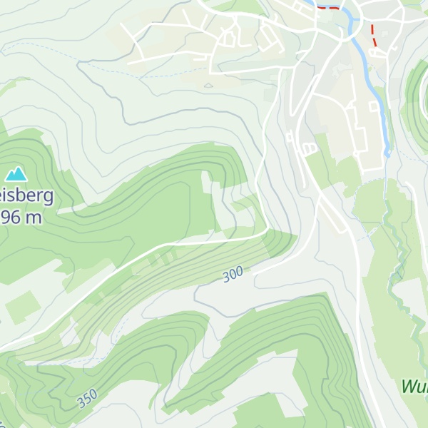 Map of Kreuzberghütte