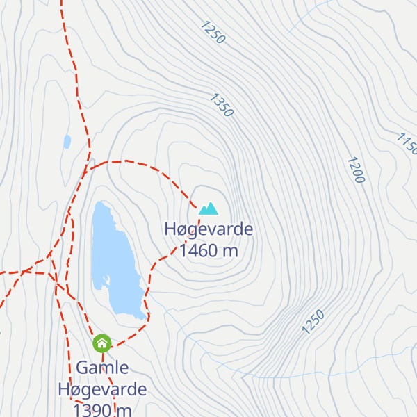 Map of Høgevarde