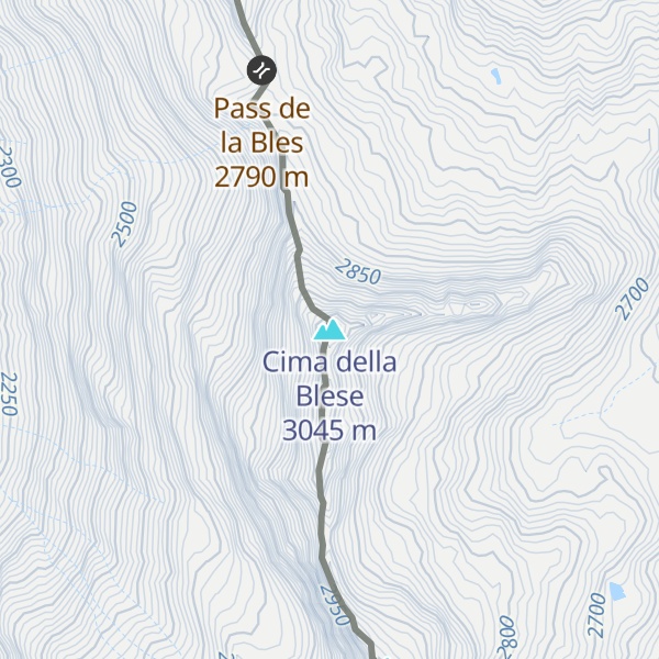 Map of Cima della Blese