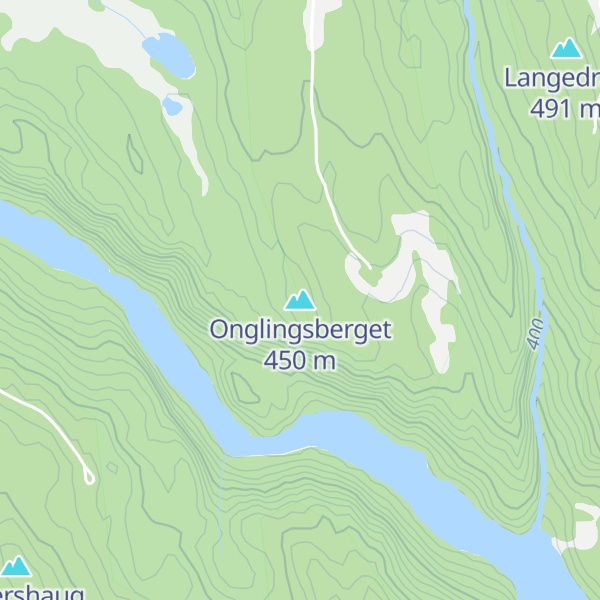 Map of Onglingsberget