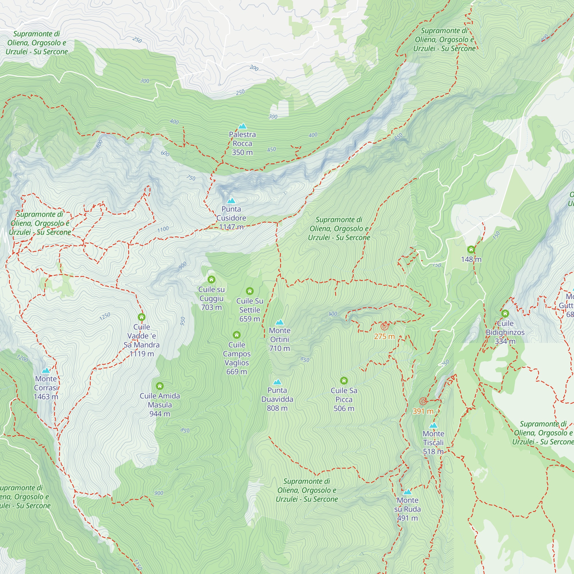 Cuile Orthini map