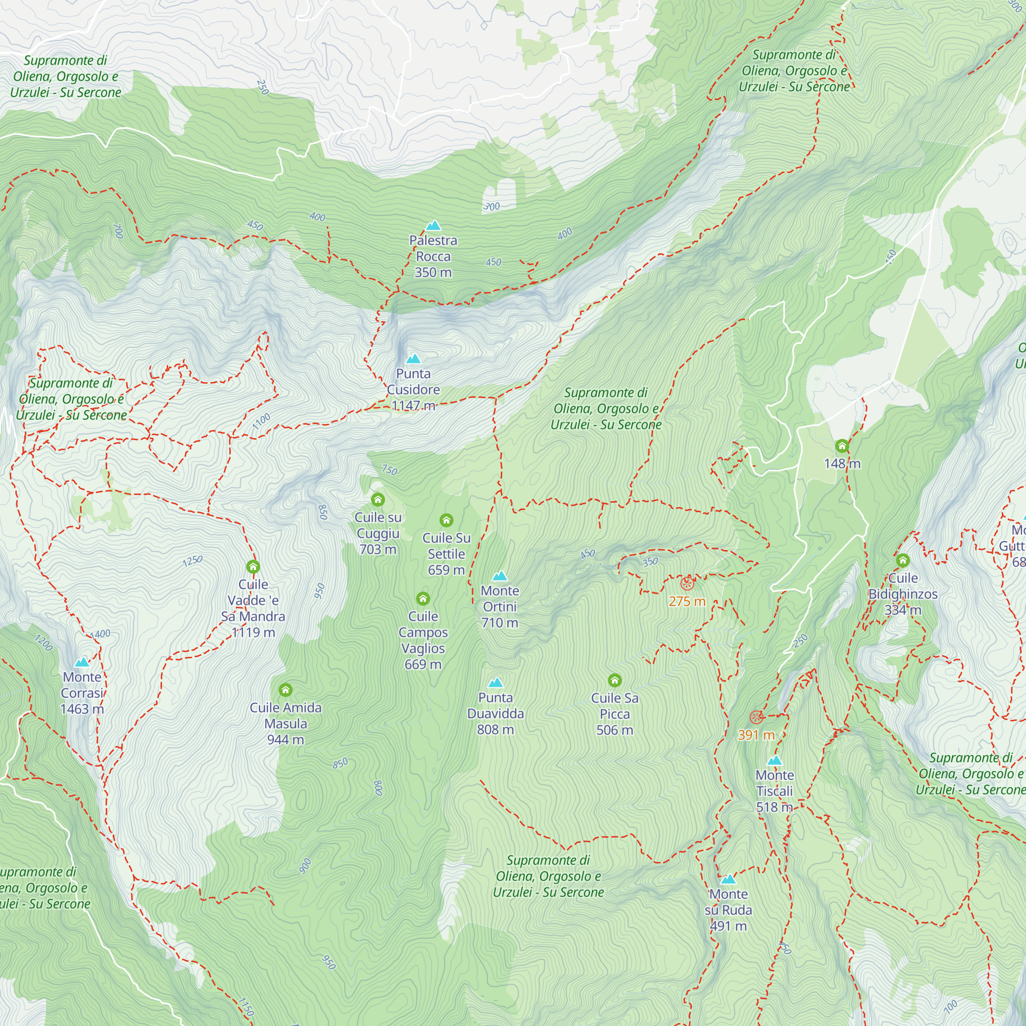 Cuile Orthini map