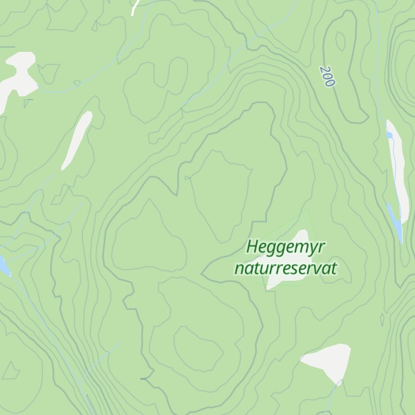 Map of Heggemyråsen
