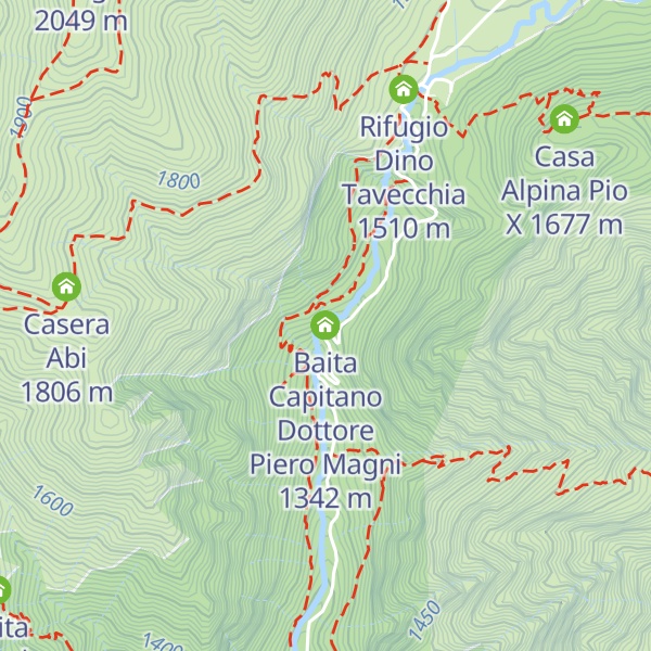 Map of Baita Capitano Dottore Piero Magni
