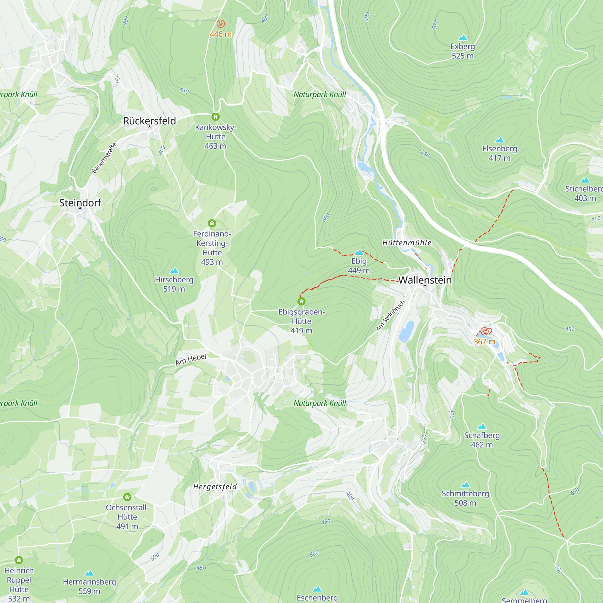 Ebigsgraben-Hütte map