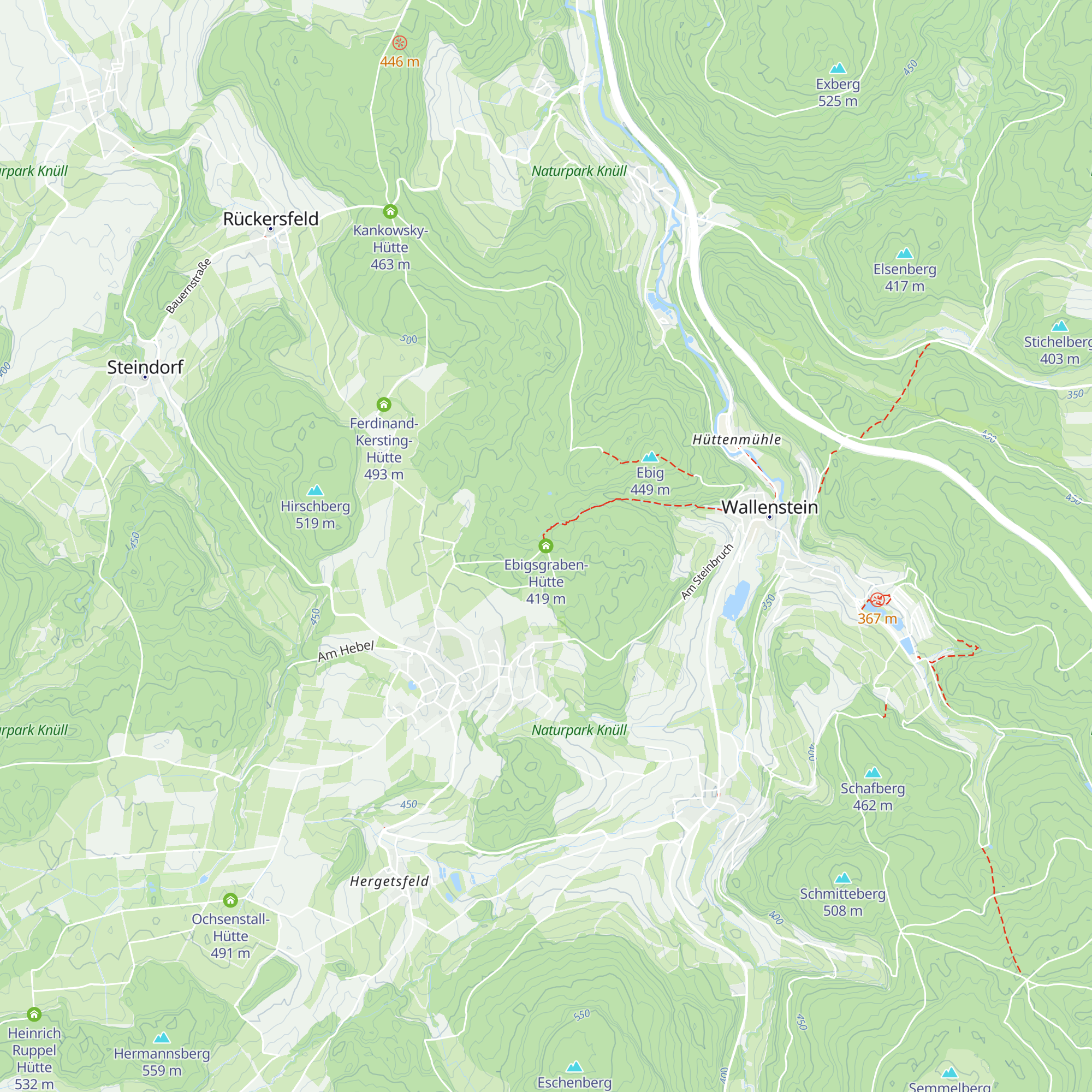 Ebigsgraben-Hütte map