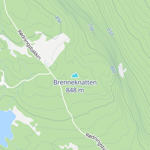 Map of Brenneknatten
