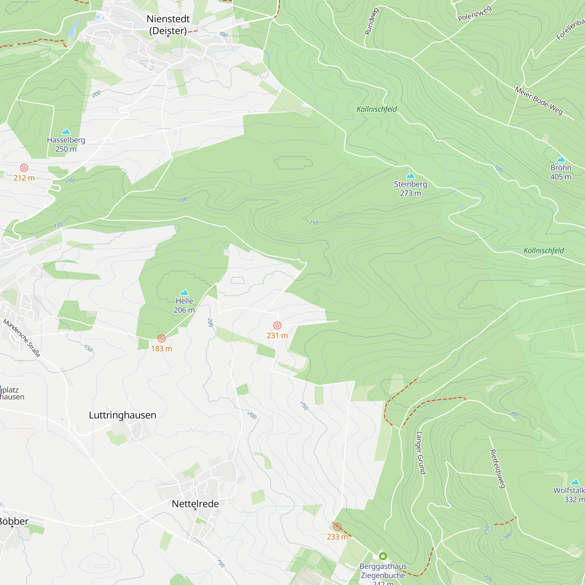 Wanderhütte Eimbeckhausen map