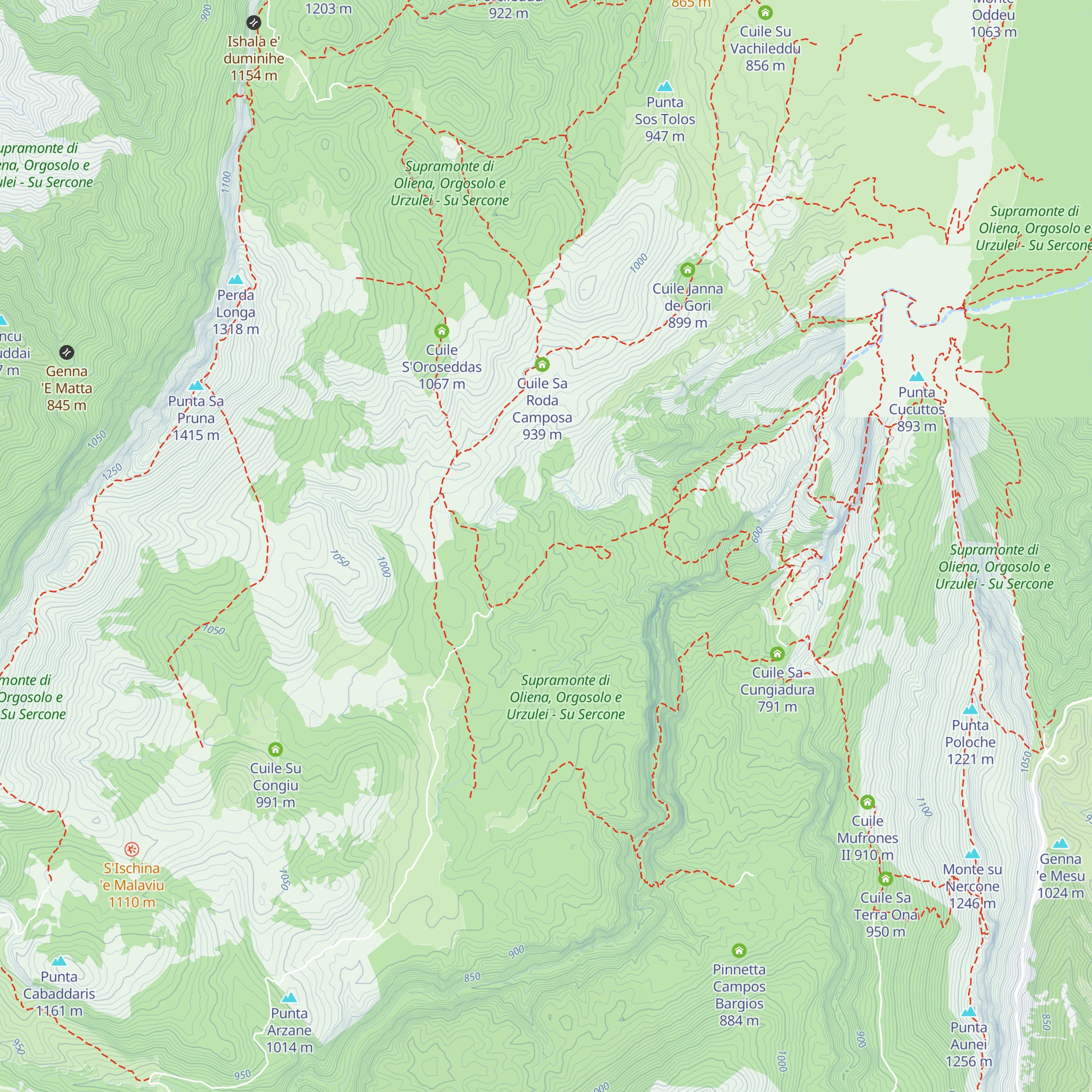 Cuile Mereu map