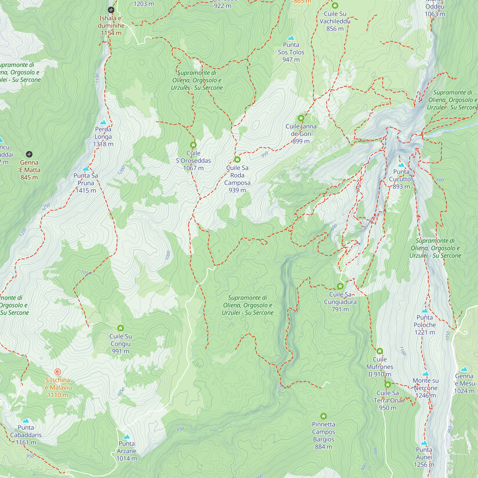 Cuile Mereu map