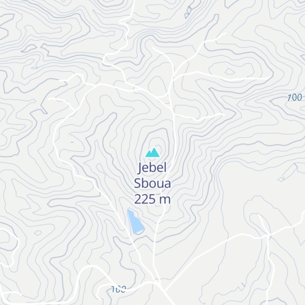 Map of Jebel Sboua