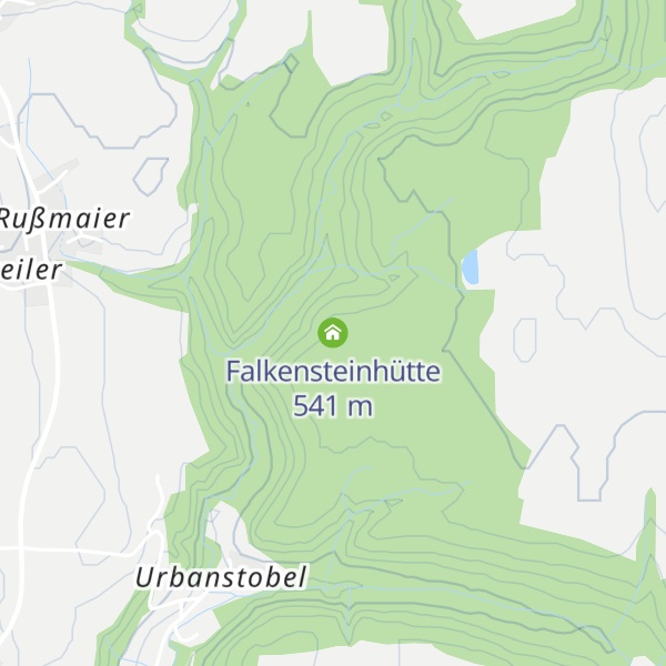 Map of Falkensteinhütte