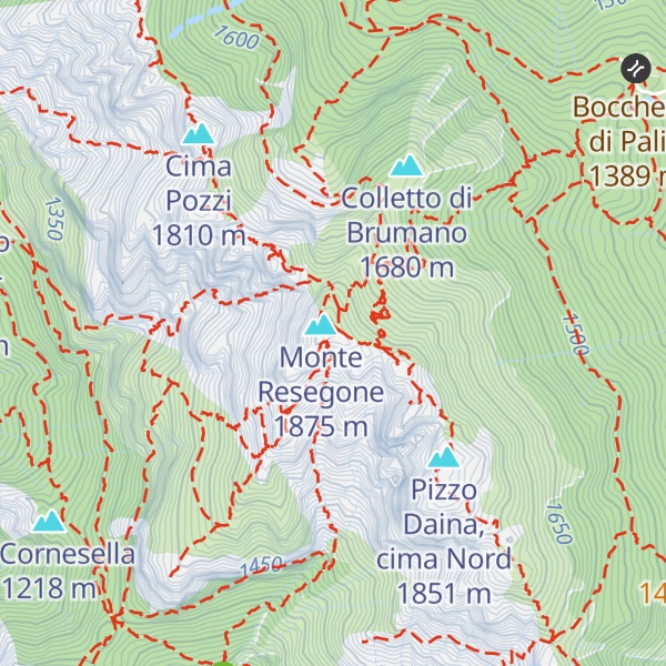 Map of Rifugio Luigi Azzoni