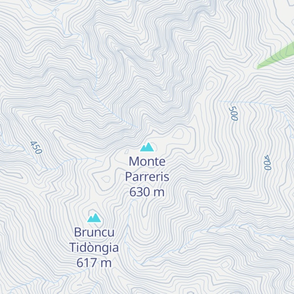 Map of Monte Parreris
