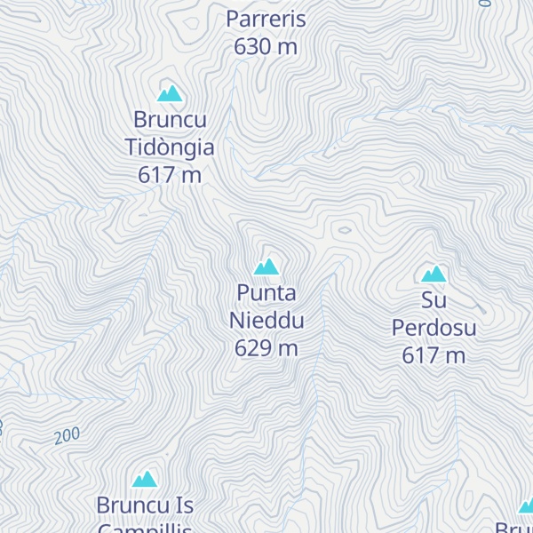 Map of Punta Nieddu