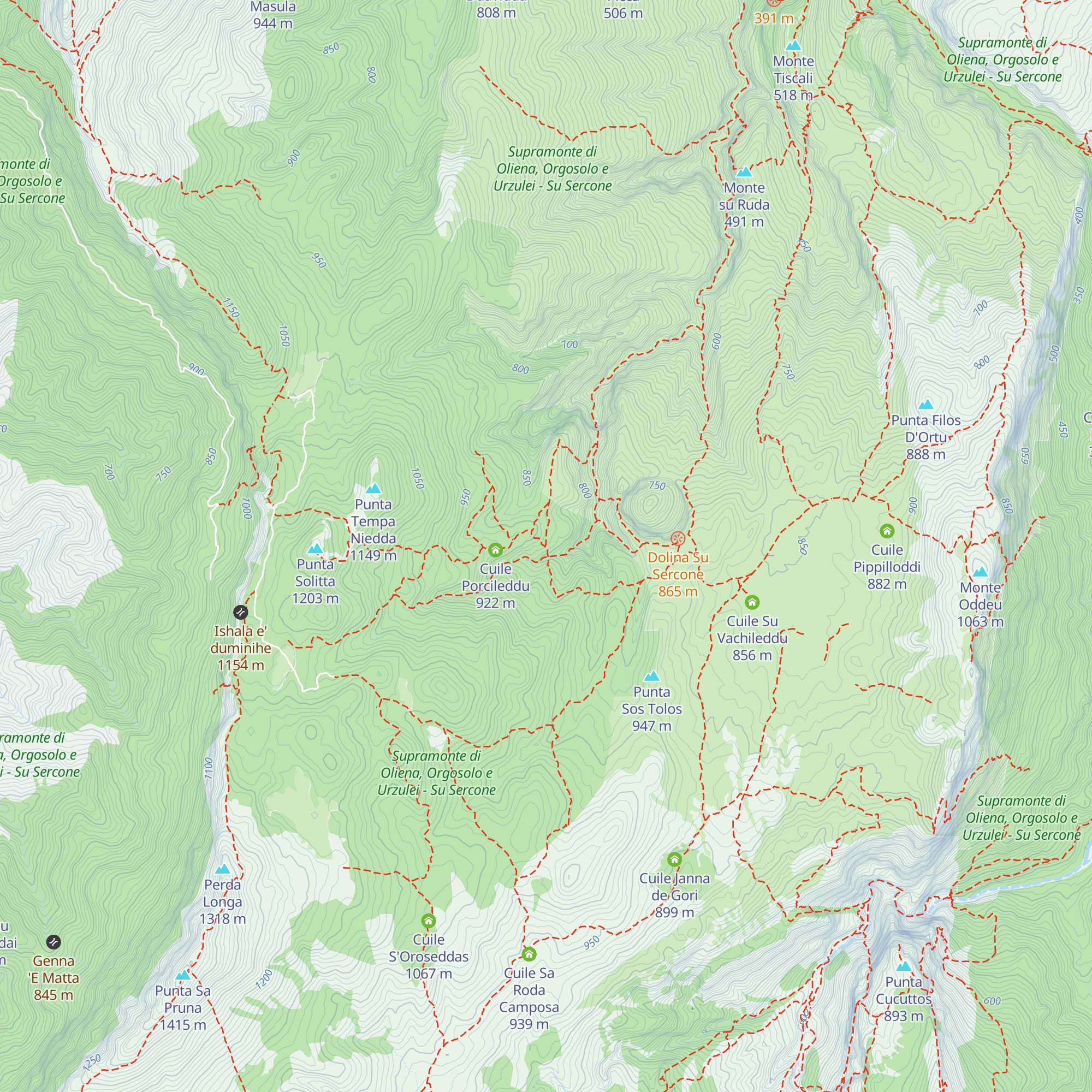 Cuile Serra Hurtza map