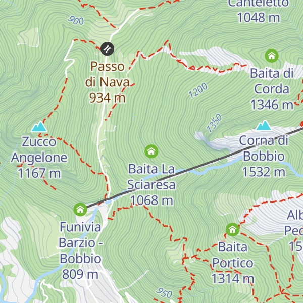 Map of Baita La Sciaresa