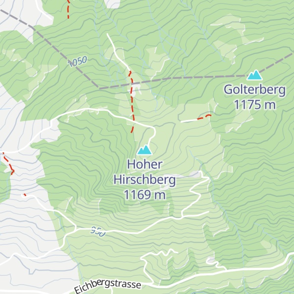 Map of Berggasthaus Hoher Hirschberg