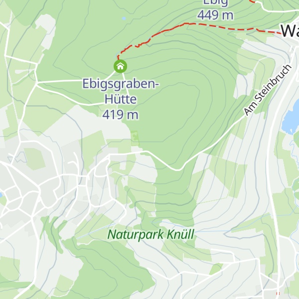 Map of Waldlehrpfad-Hütte Umberg